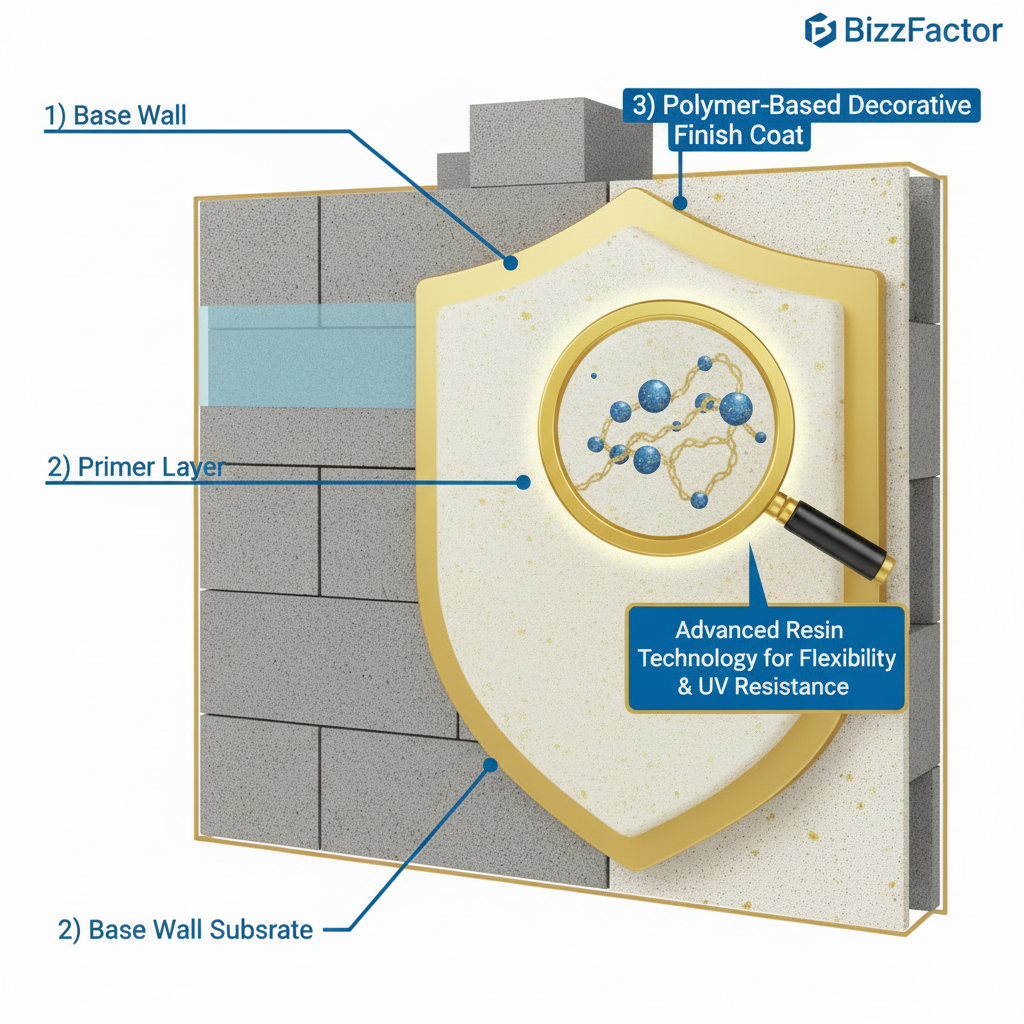 Illustration for What Are Modern Stucco Coatings? in Vibrant Stucco Finishes: A Pro's Guide to Lasting Color