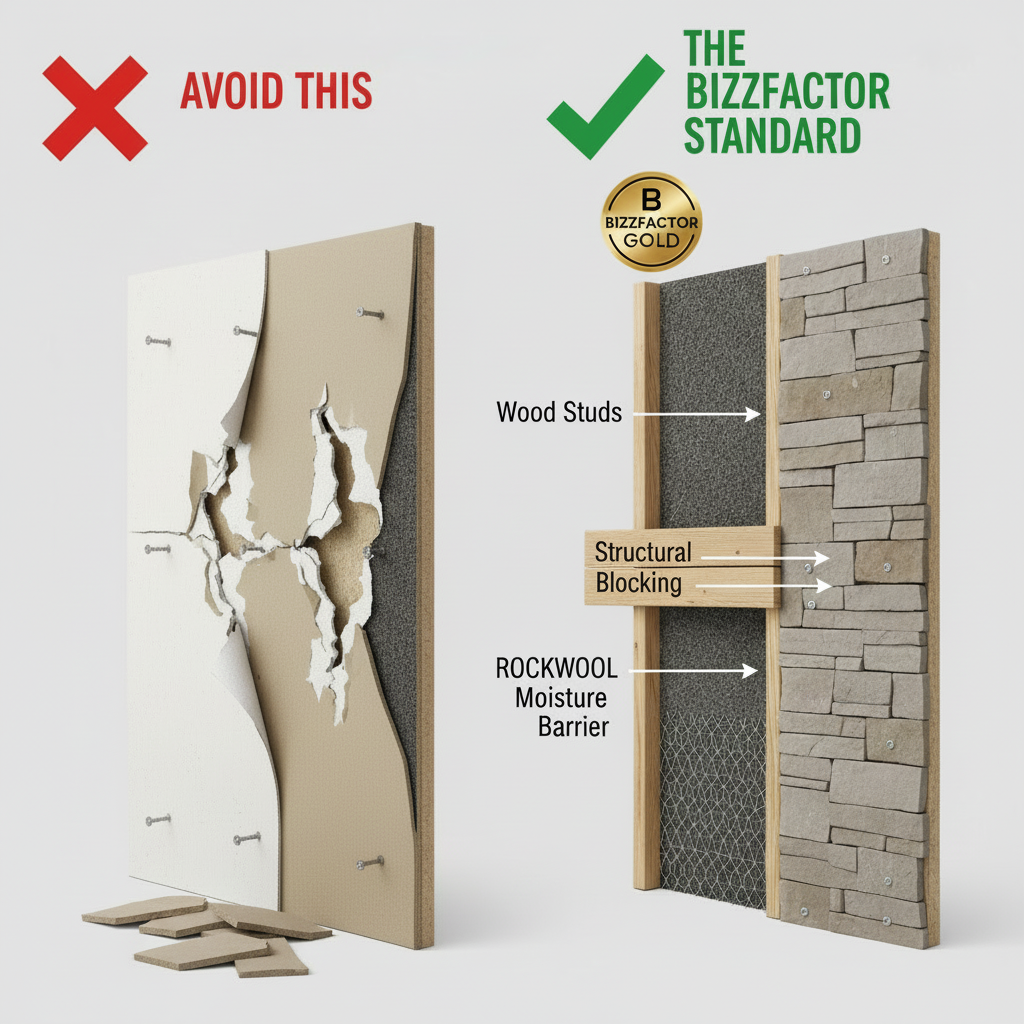 Comparison: Stone Accent Wall Cost Guide 2025: Real Pricing $15-35/sq ft