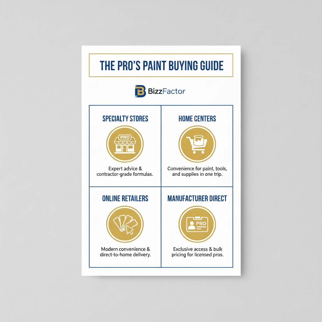 Infographic: Where Pros Buy Paint: An Insider's Guide