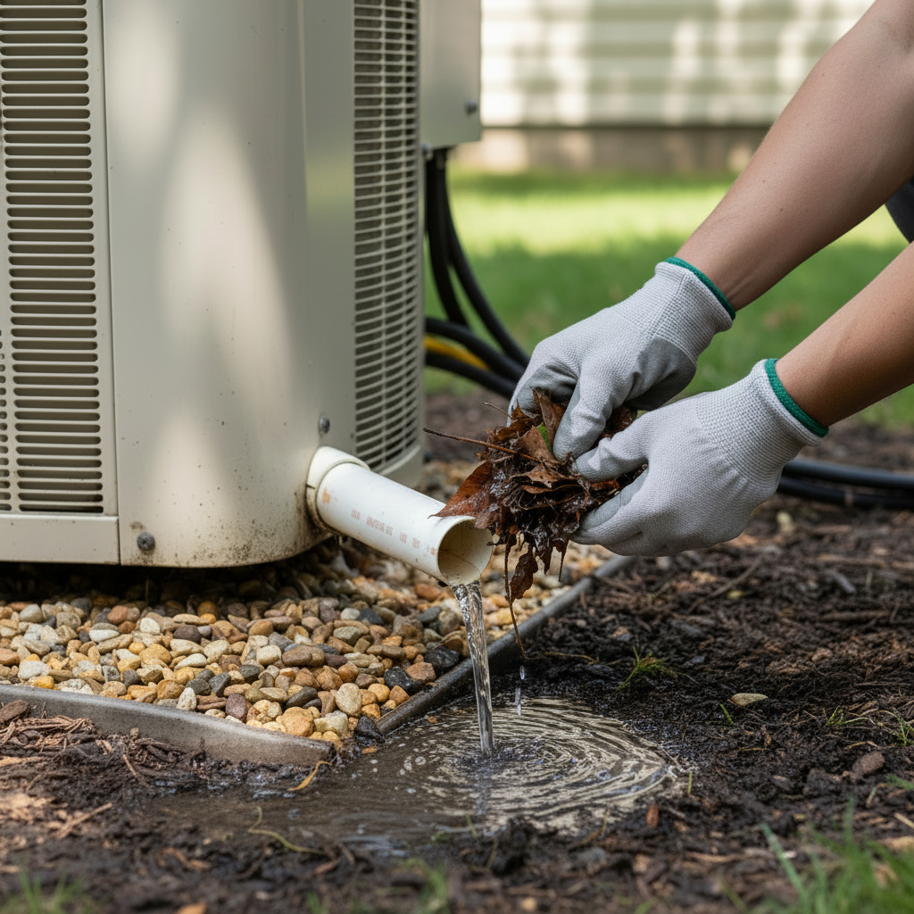 Illustration for Stopping AC Water Leaks Quickly: A Step-by-Step Guide to Preventing Disaster in DIY AC Fixes: 5 Problems You Can Solve Fast