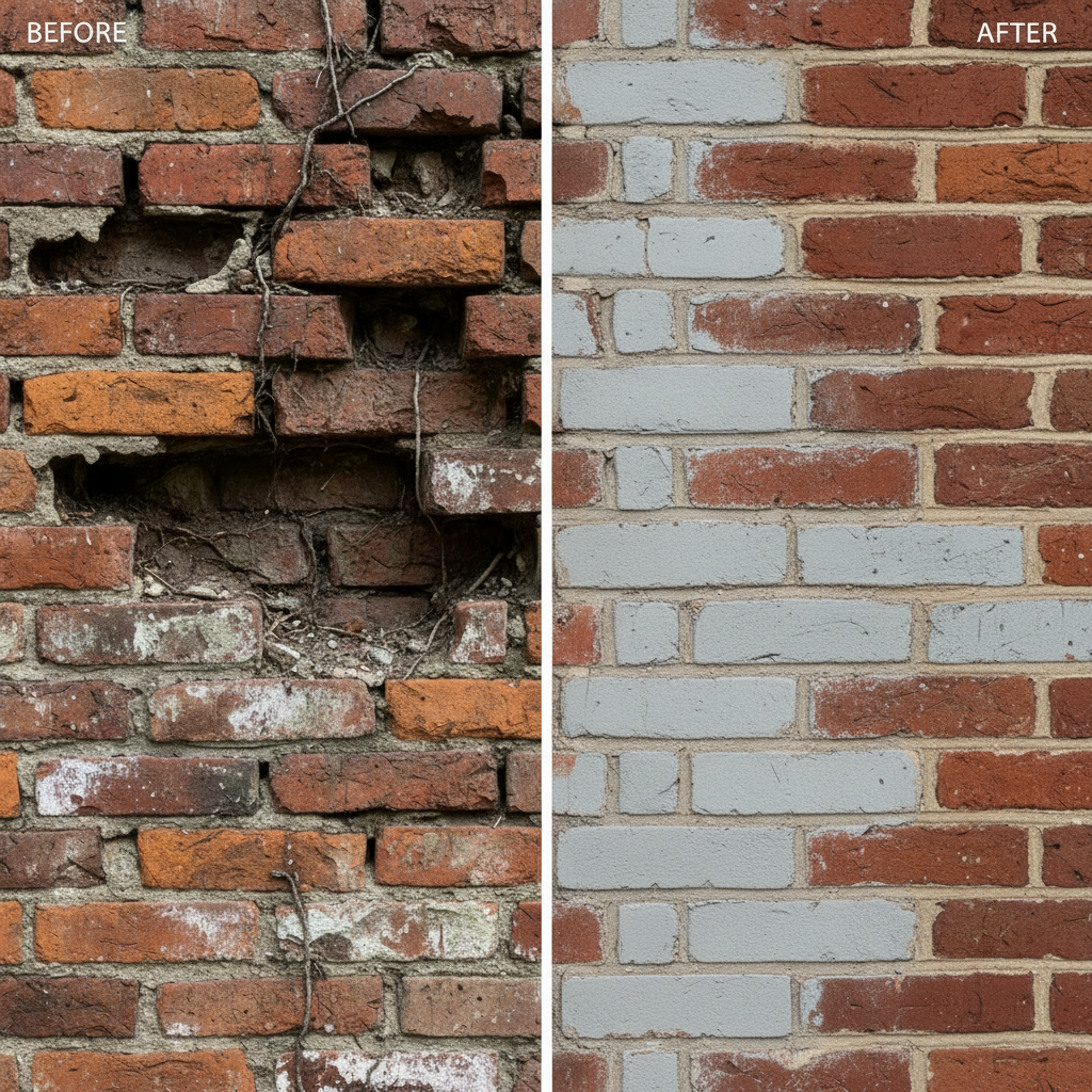 Illustration for What Does Brick Repointing Cost in 2025? in Brick Repointing Cost Guide 2025: $10-30/Sq Ft Pricing