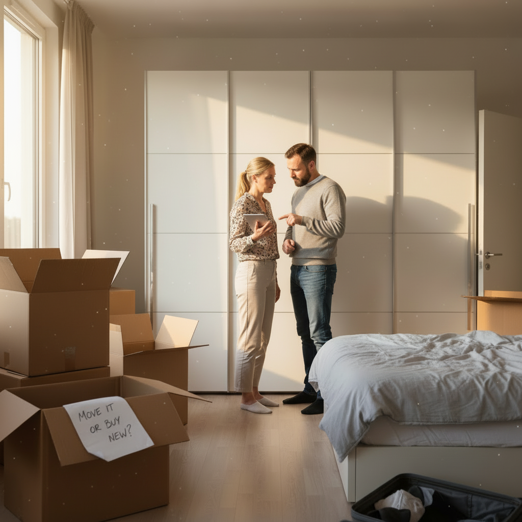Move Your Wardrobe or Buy New? Pro Moving Guide 2024