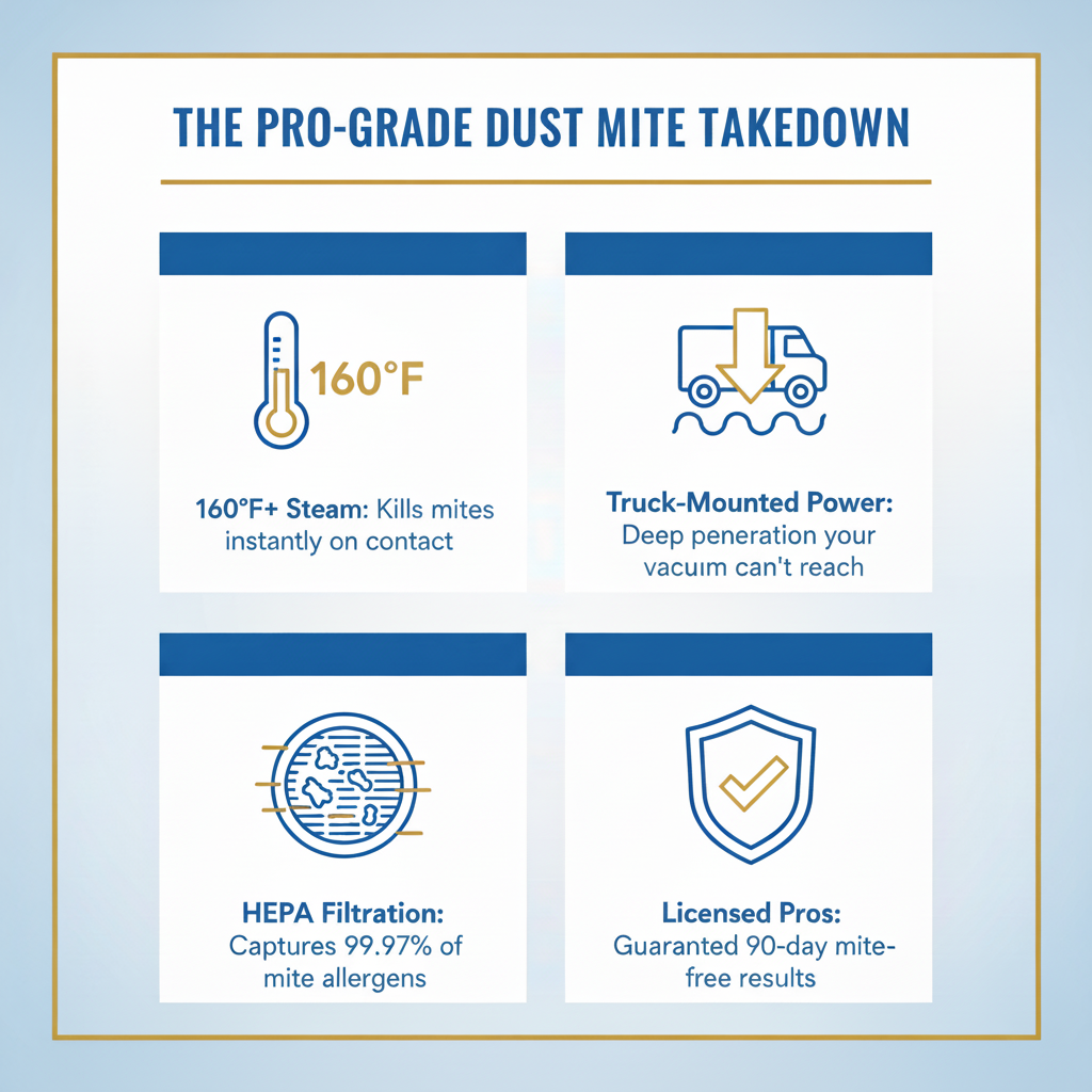 Infographic: Dust Mite Removal From Rugs: Pro Methods That Work