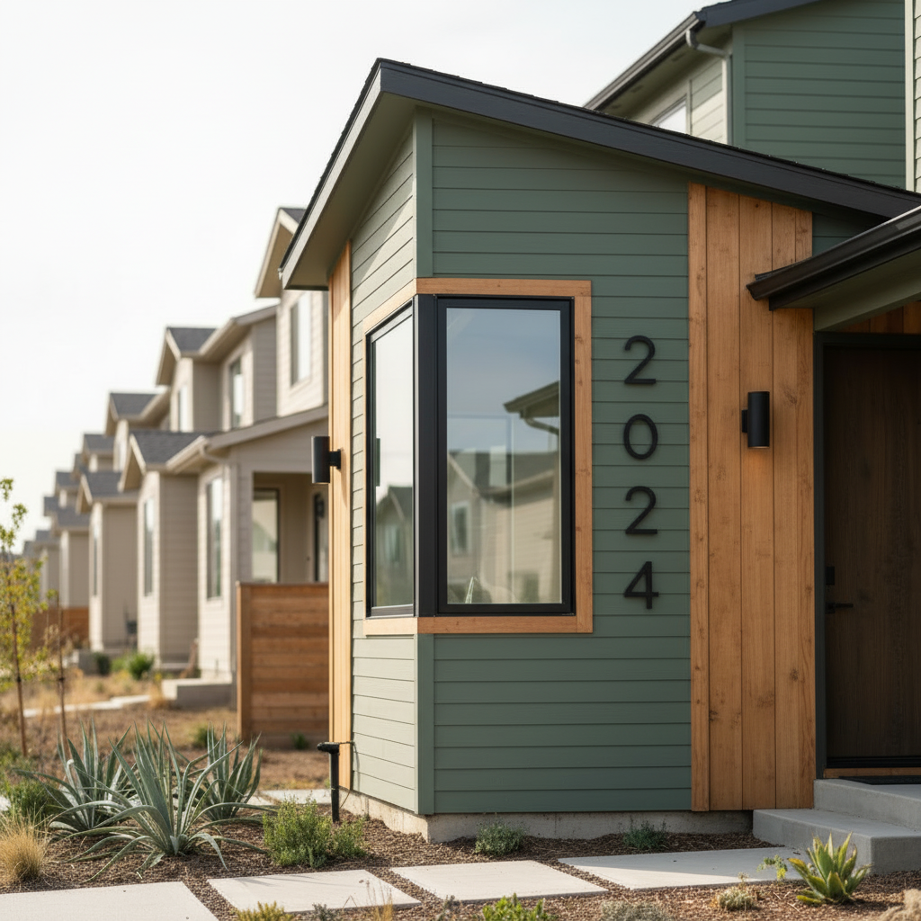 Illustration for What Makes 2024 Siding Different from Previous Years? in Bold Siding Trends 2024: Colors & Materials Pros Pick