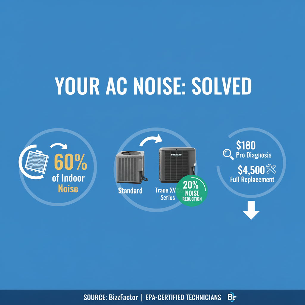 Infographic: AC Making Noise? Expert Solutions That Work
