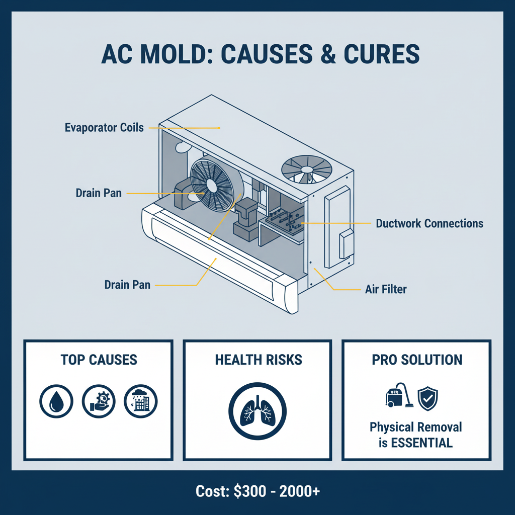 Infographic: AC Mold Removal Cost & Guide 2025 - Professional Help