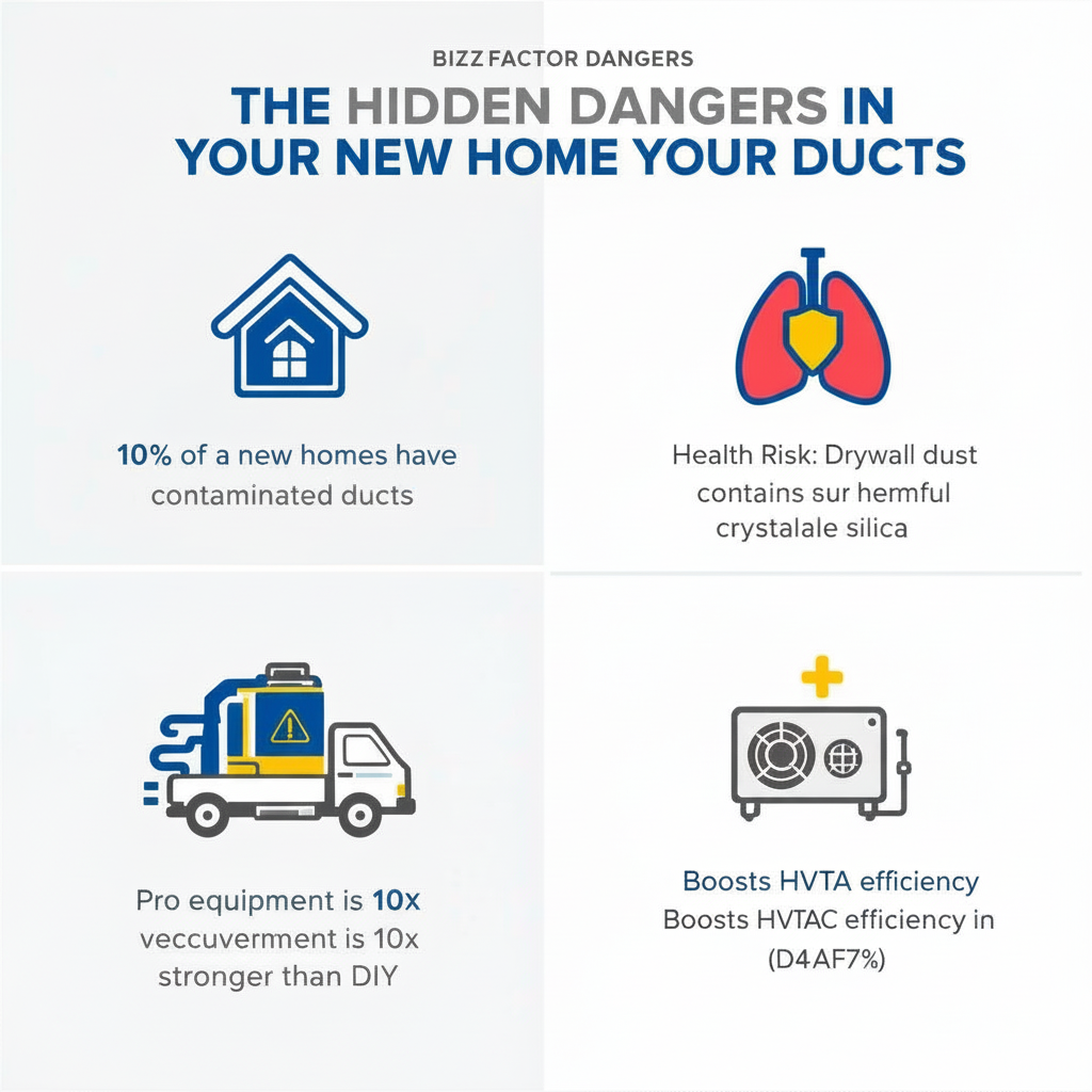 Infographic: New Home Duct Cleaning: Remove Construction Debris