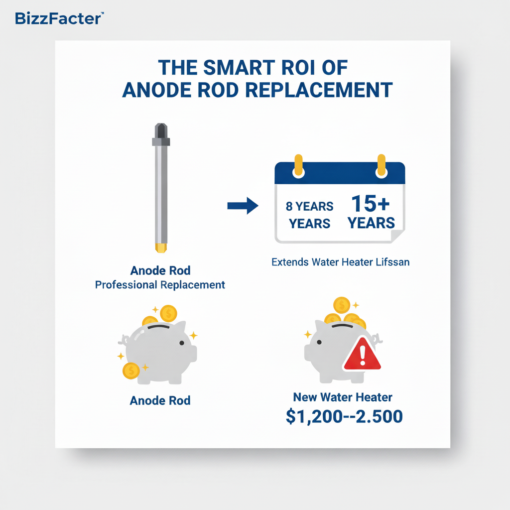 Infographic: Water Heater Anode Rod Replacement Cost Guide 2025