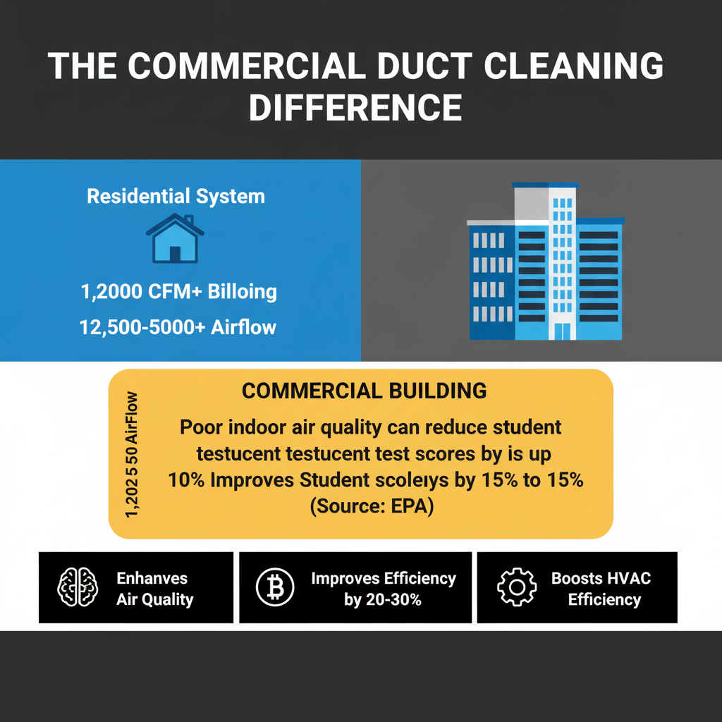 Infographic: Commercial Air Duct Cleaning: Schools & Buildings Guide