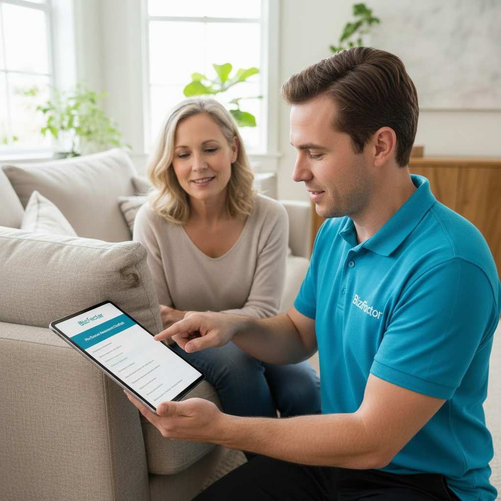 Illustration for Why Is Pre-Service Documentation Important? in Sofa & Chair Cleaning Guide: Pre-Service Assessment