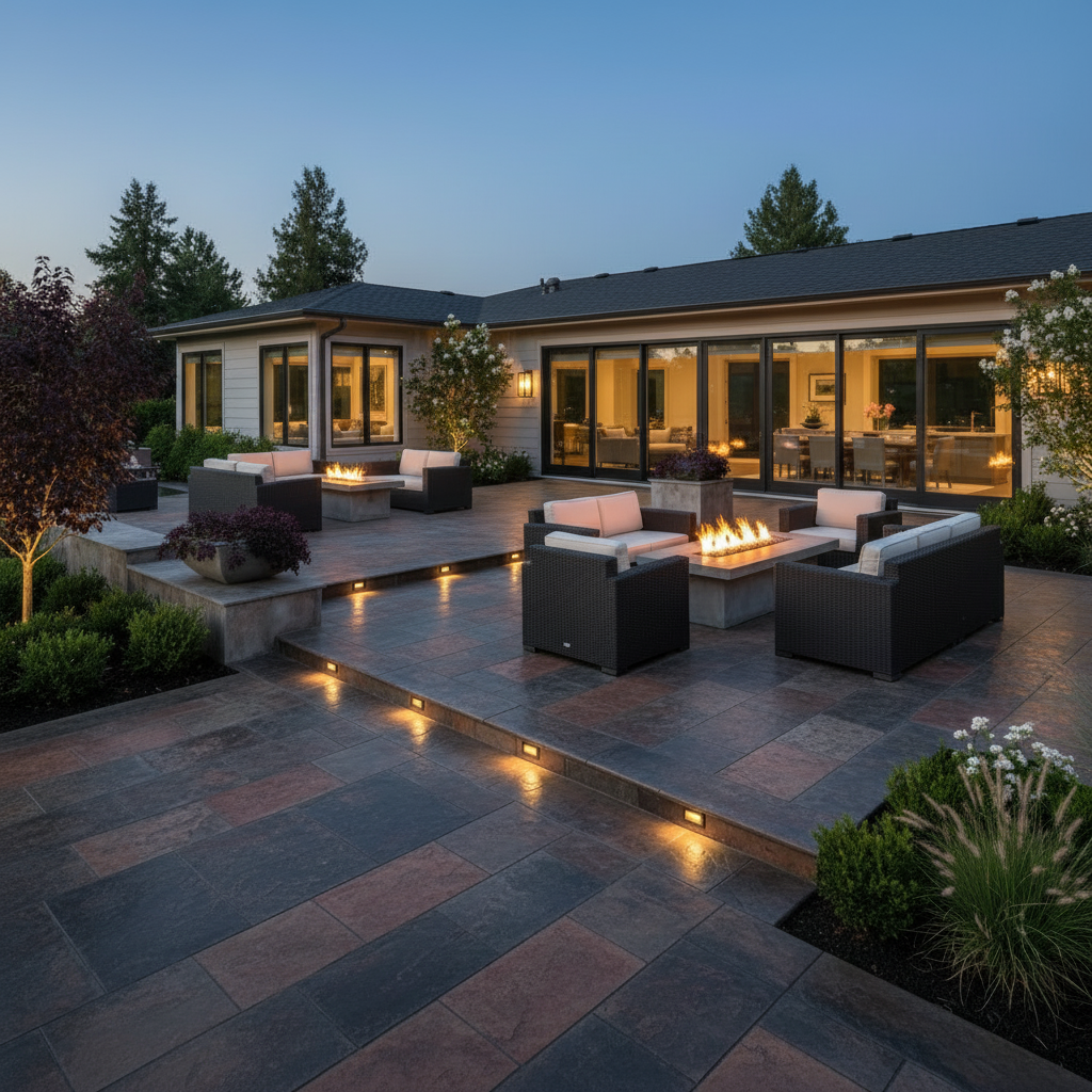 Decorative Concrete Patios: Colors, Stains & Engraving Guide