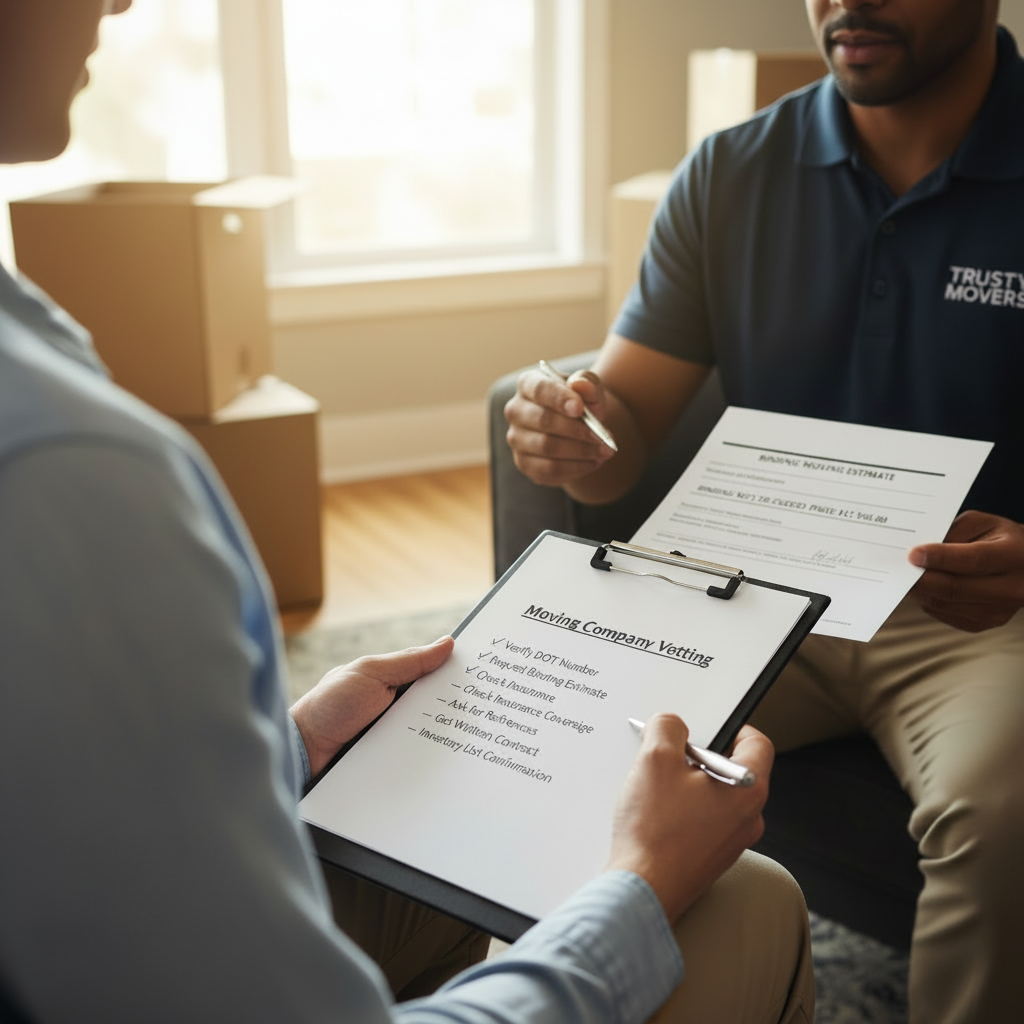 Illustration for How Do You Choose the Right Moving Company? in Best Residential Moving Guide: Pro Tips for Easy Moves