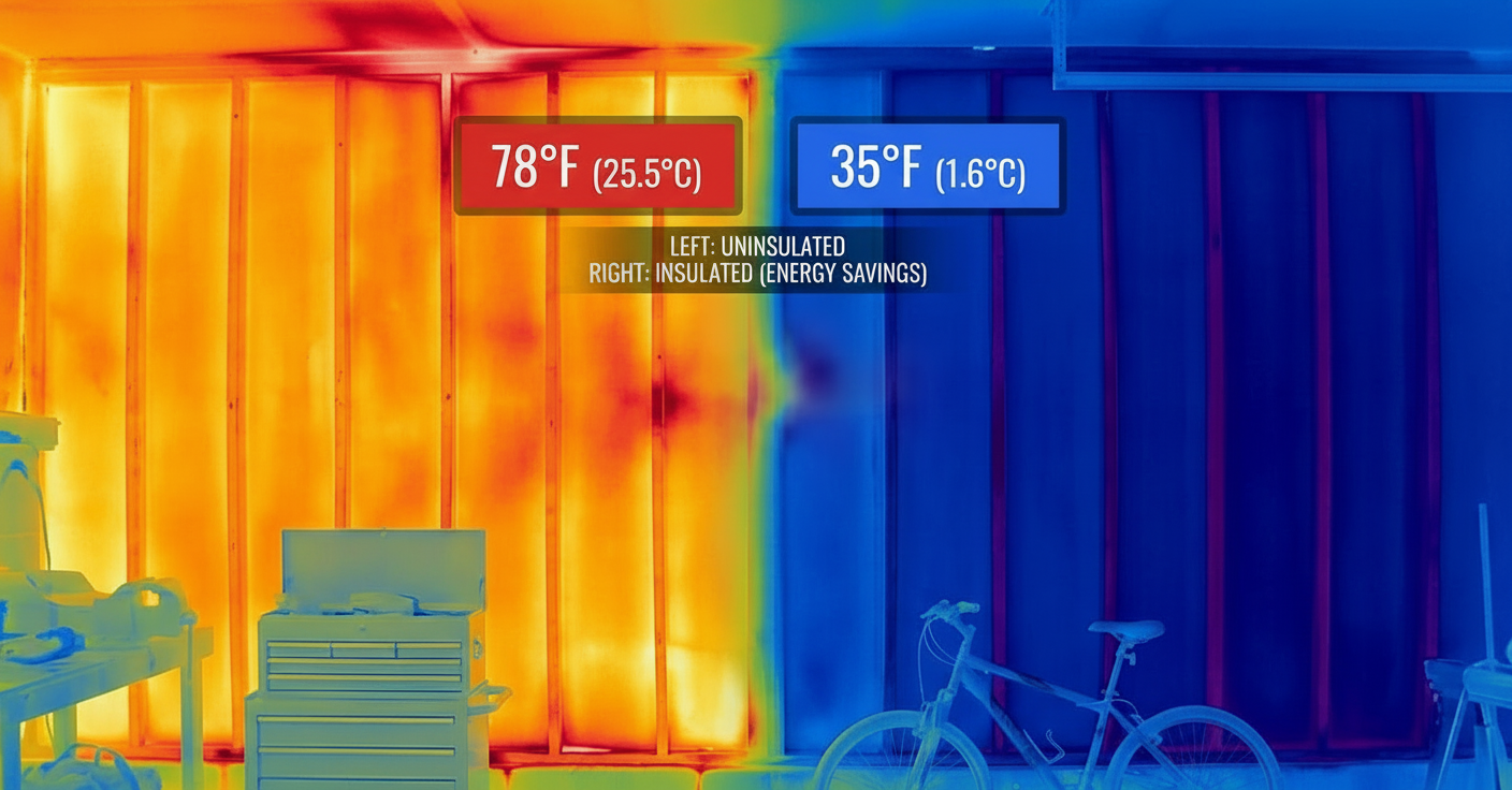 Illustration for Will You Actually See Lower Energy Bills? in Garage Insulation ROI: When It Actually Pays Off