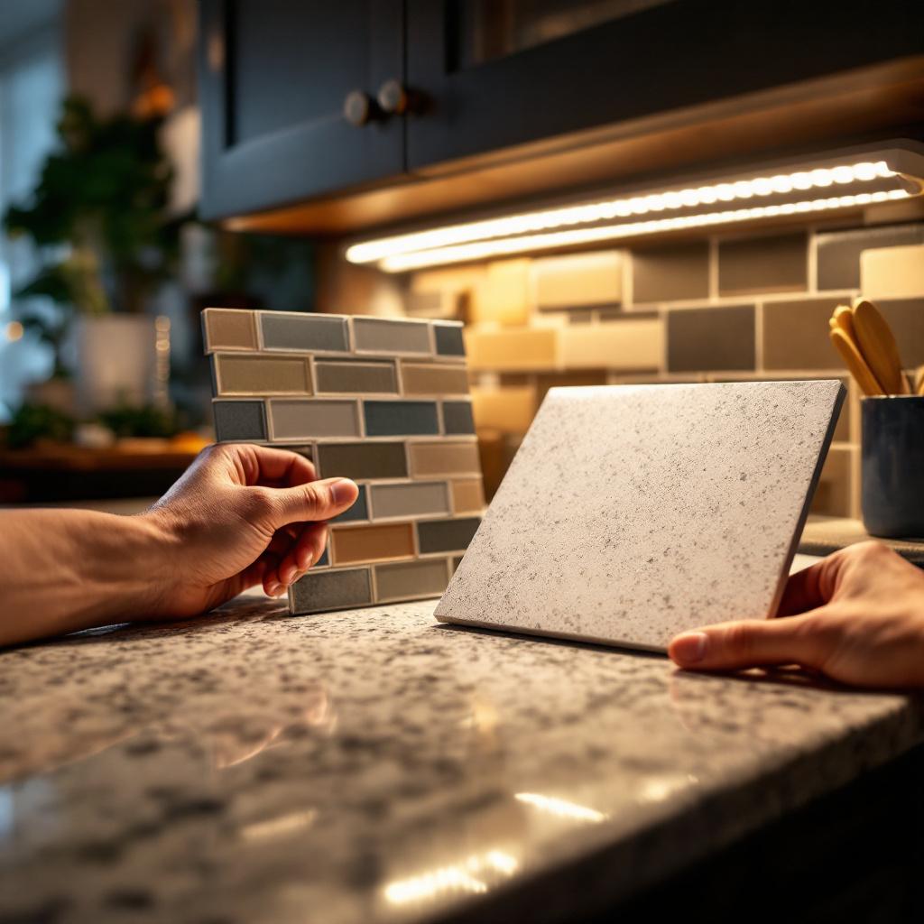 Detail view: Kitchen Backsplash & Countertop Pairing Guide 2025