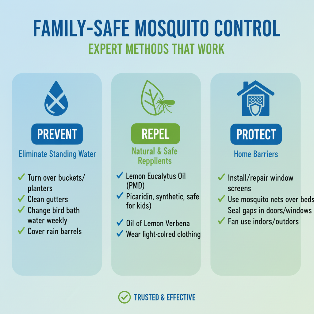 Infographic: Family-Safe Mosquito Control: Expert Methods That Work