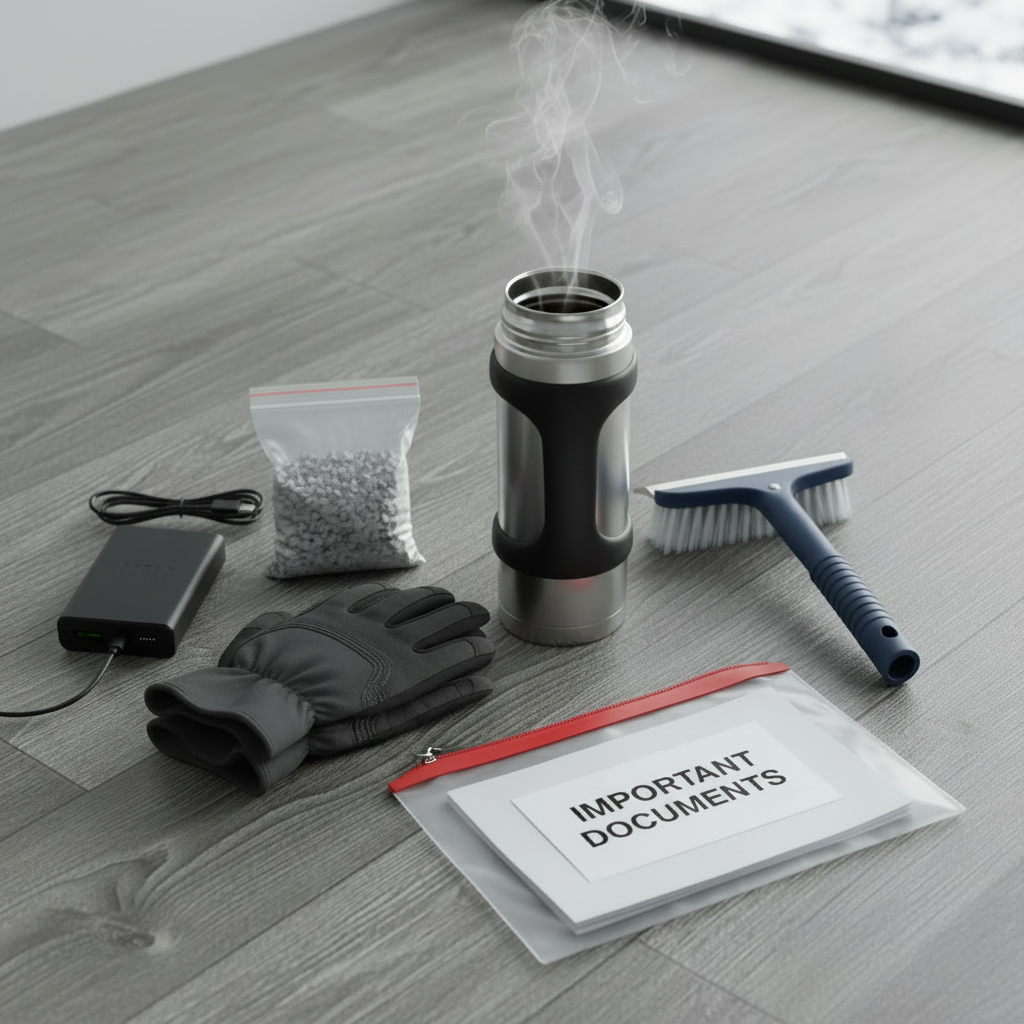 Illustration for What Goes in Your Winter Moving Survival Kit? in Winter Moving: Save 30% With Pro Tips From Certified Movers