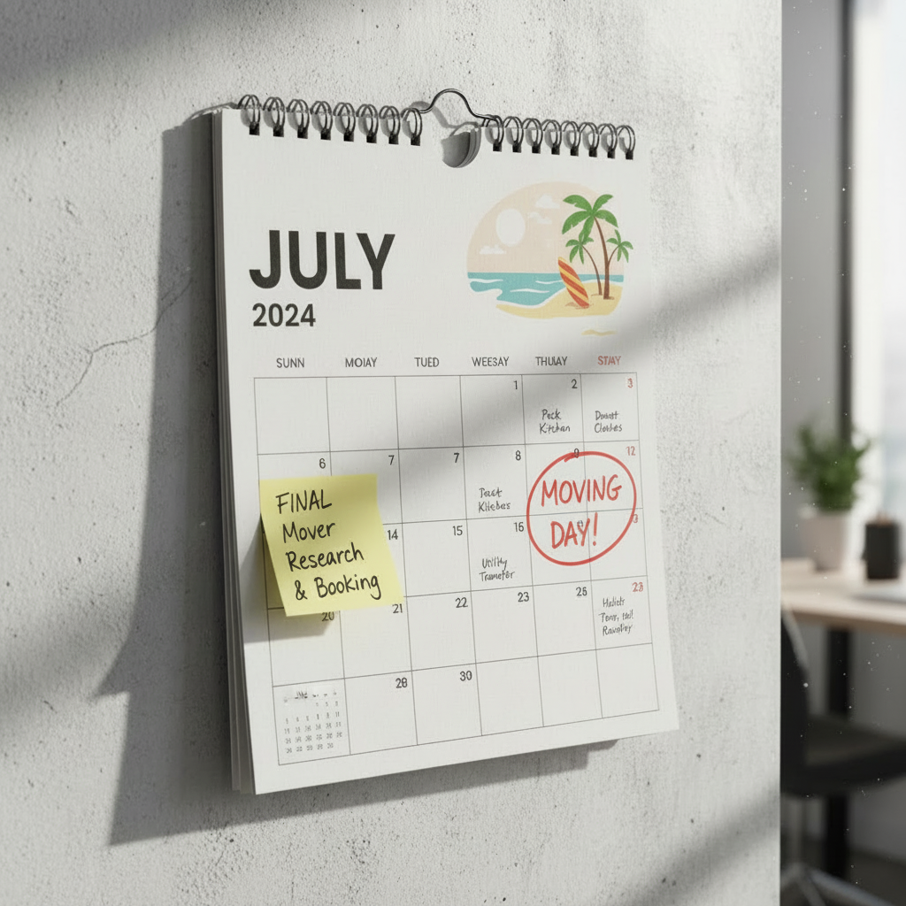 Illustration for How Do You Schedule Moves During Peak Season? in How to Choose Moving Companies: Expert Guide (2024)