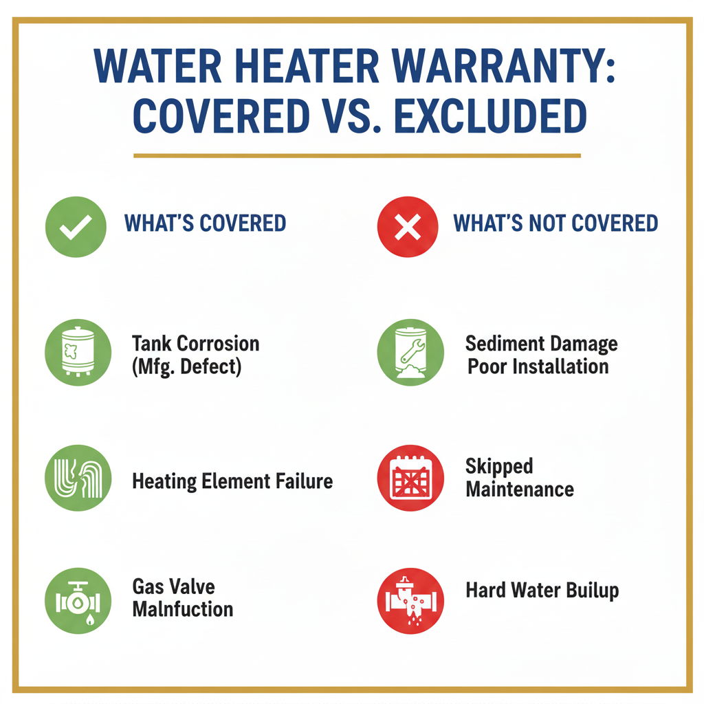 Infographic: Water Heater Warranty Guide: What's Really Covered
