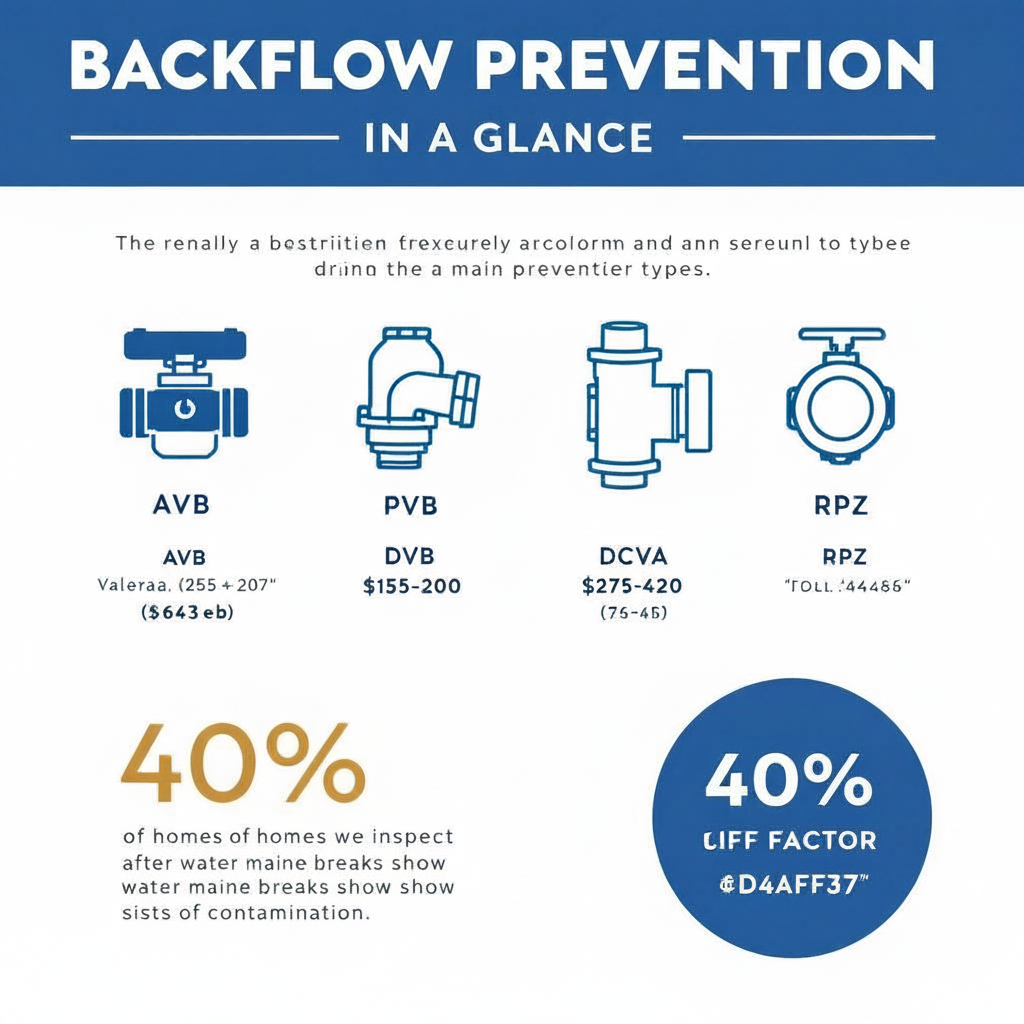 Infographic: Backflow Prevention Systems Guide: Expert Installation Tips