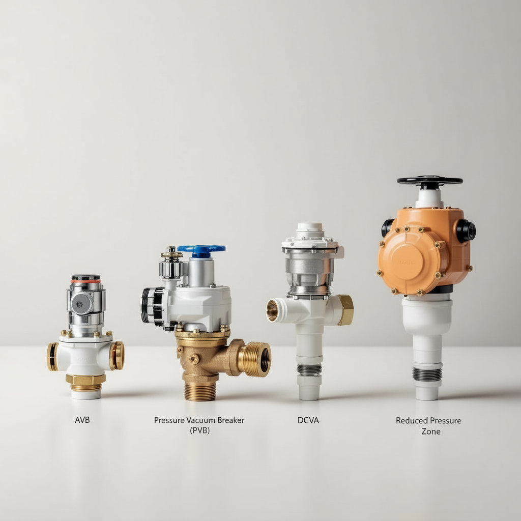 Illustration for What Are the Different Types of Backflow Preventers? in Backflow Prevention Systems Guide: Expert Installation Tips