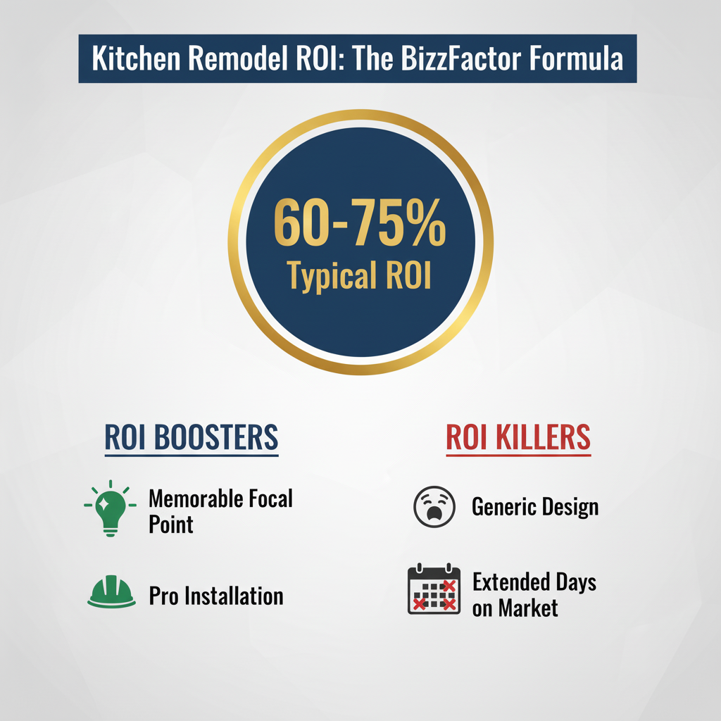 Infographic: Kitchen Remodel ROI: Real Returns from $45K Investment