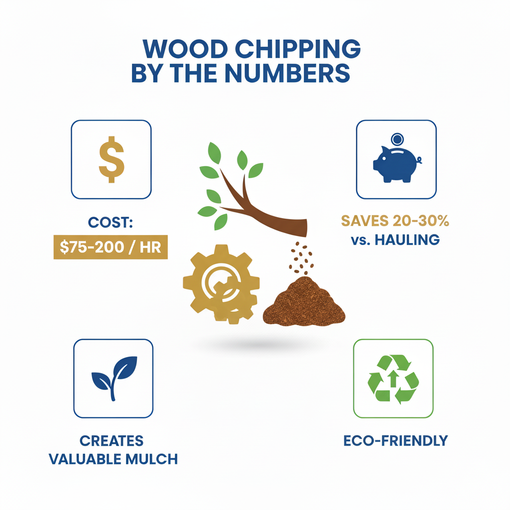 Infographic: Wood Chipping Services: Local Pros & Real Costs 2024