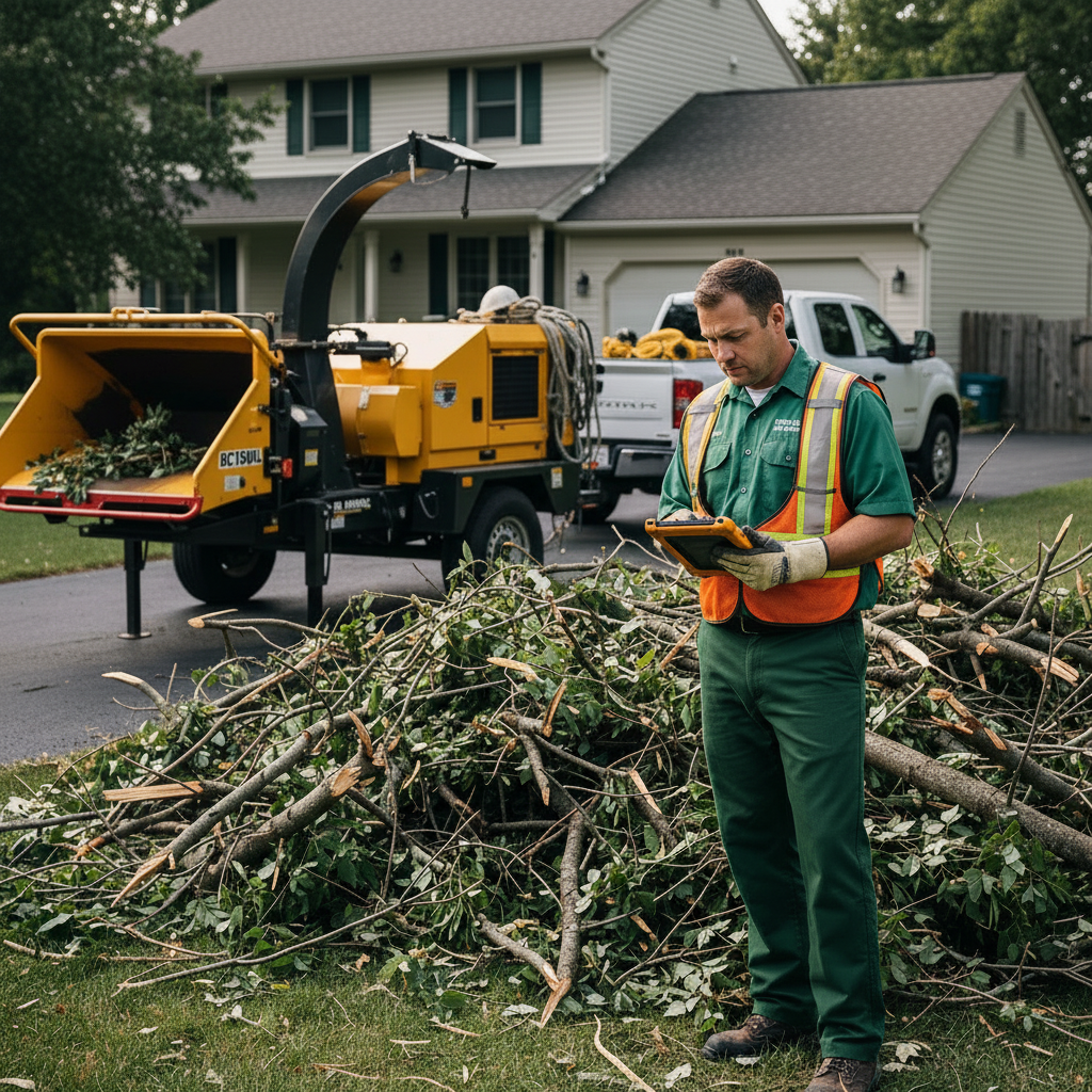 Illustration for What Are Wood Chipping Services and How Do They Work? in Wood Chipping Services: Local Pros & Real Costs 2024