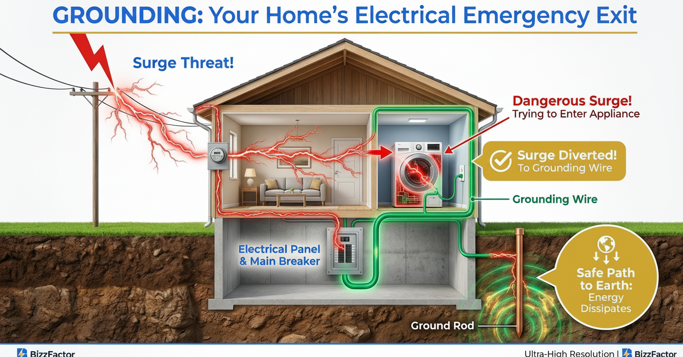 Infographic: Home Electrical Grounding Guide: Safety Tips from Licensed Electricians