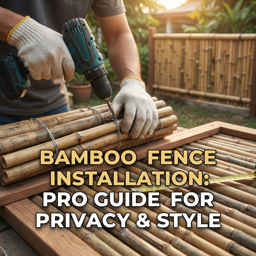 Detail view: Bamboo Fence Installation: Pro Guide for Privacy & Style