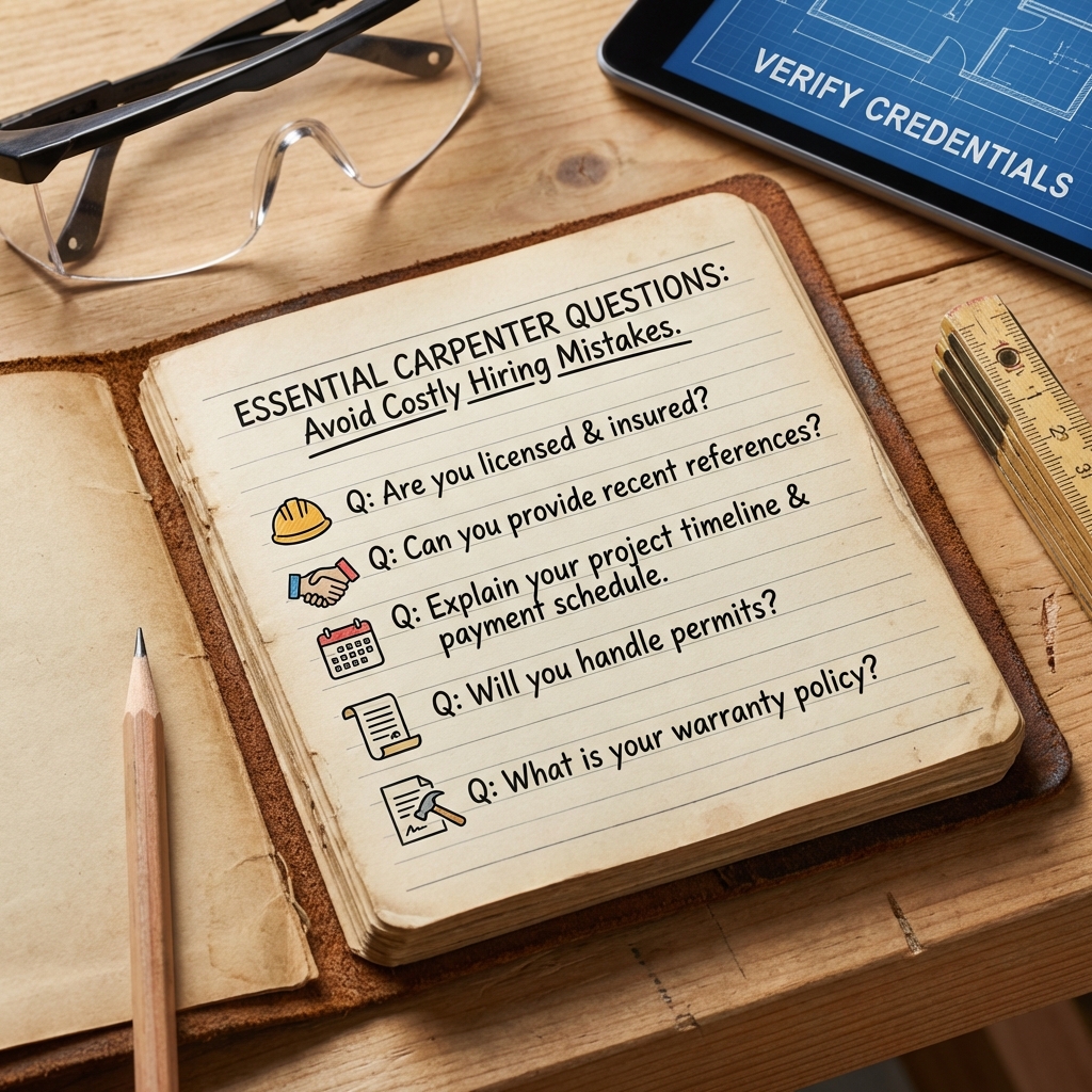 Detail view: Essential Carpenter Questions: Avoid Costly Hiring Mistakes