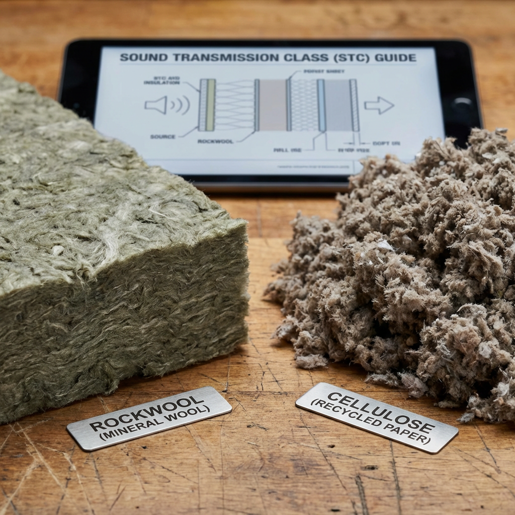 Detail view: Best Soundproofing Insulation: Rockwool vs Cellulose Guide