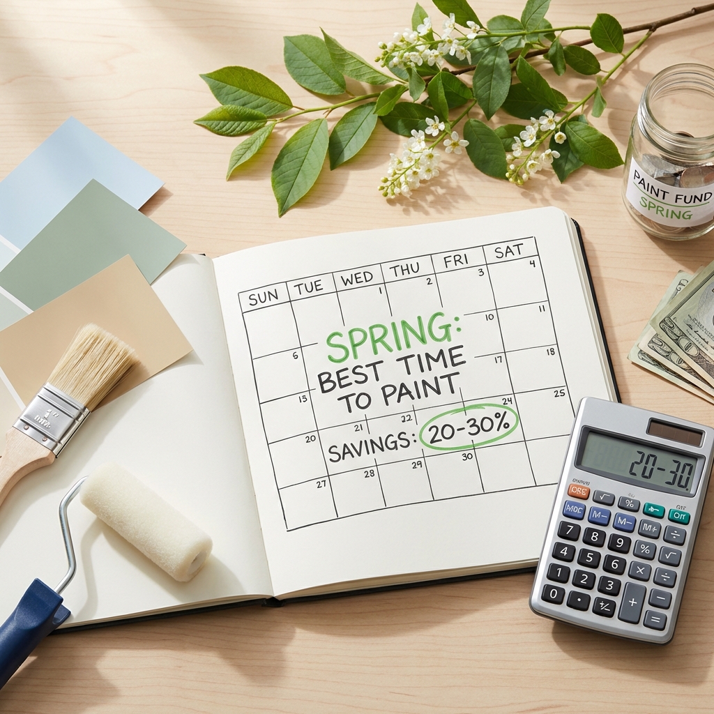 Detail view: Best Time to Paint Your Apartment: Spring Saves 20-30%