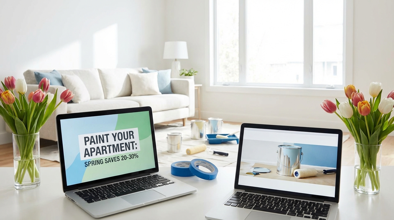 Best Time to Paint Your Apartment: Spring Saves 20-30%