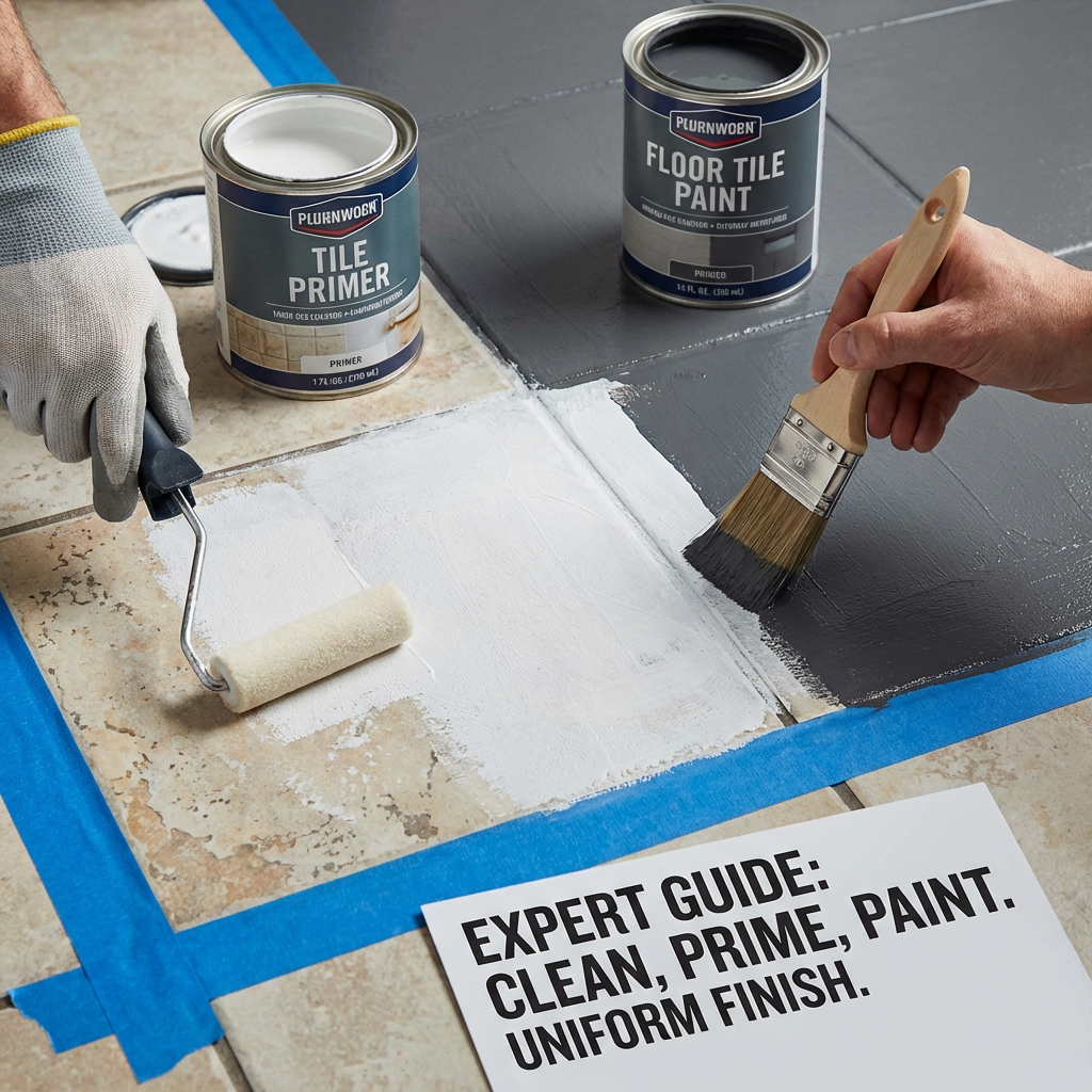 Detail view: How to Paint Floor Tiles: Expert Guide That Actually Works