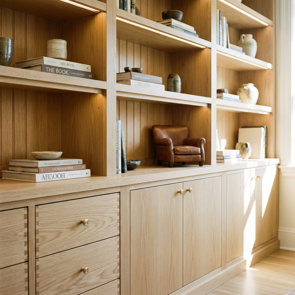 Detail view: Living Room Built-Ins by Expert Carpenters