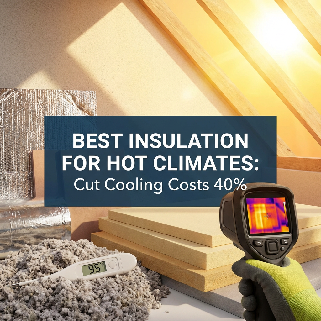 Detail view: Best Insulation for Hot Climates: Cut Cooling Costs 40%