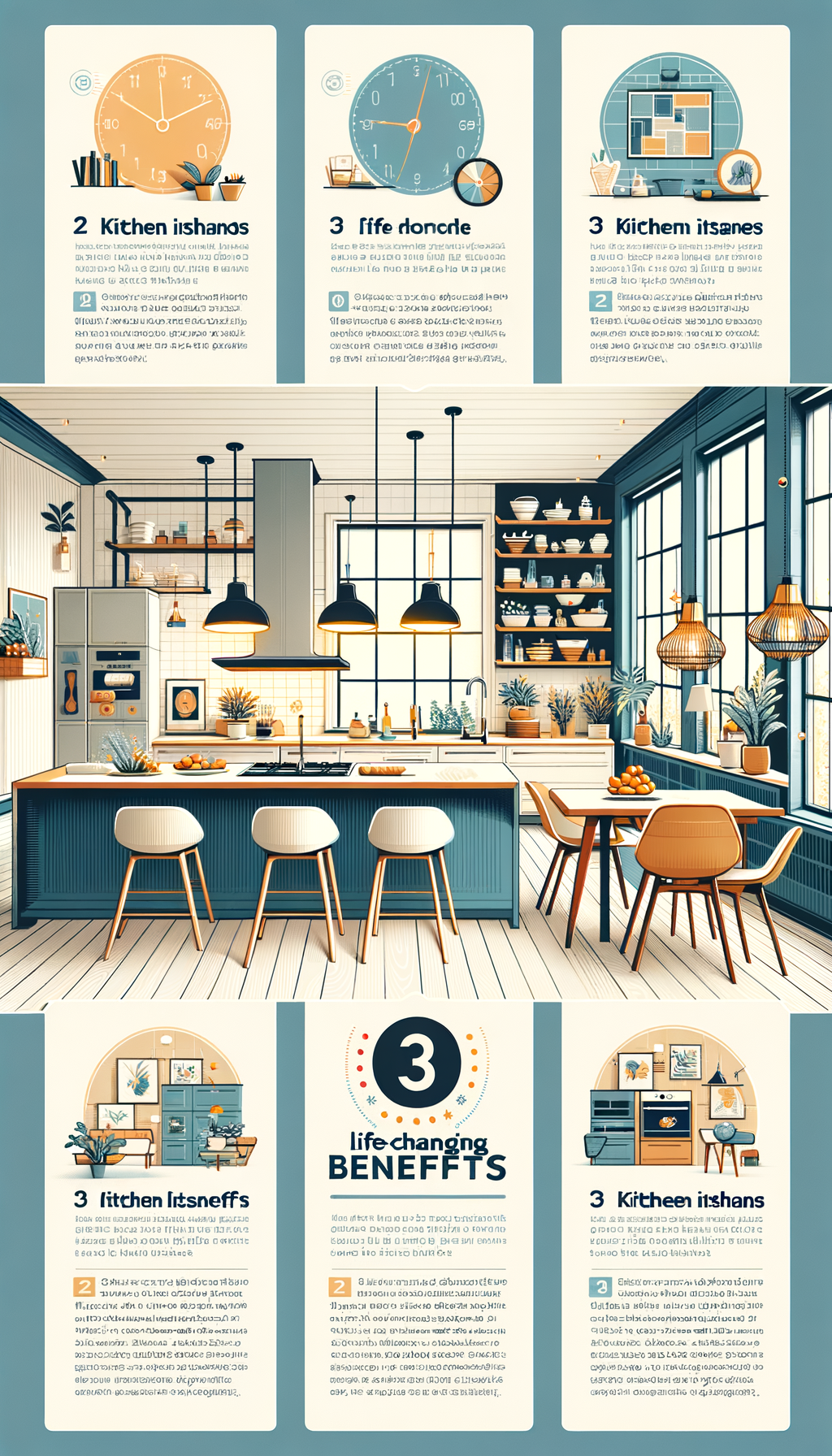 Infographic: Kitchen Islands: 3 Life-Changing Benefits (Expert Guide)