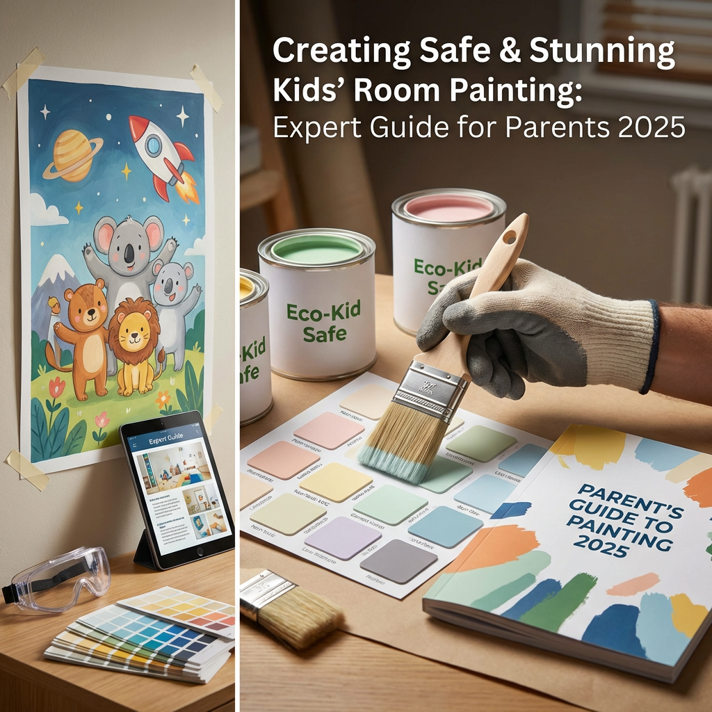 Detail view: Creating Safe & Stunning Kids' Room Painting: Expert Guide for Parents 2025