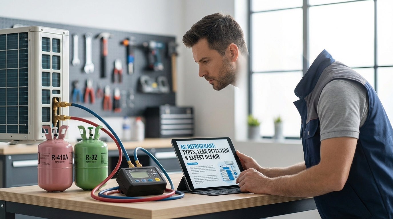 AC Refrigerant: Types, Leak Detection & Expert Repair Guide