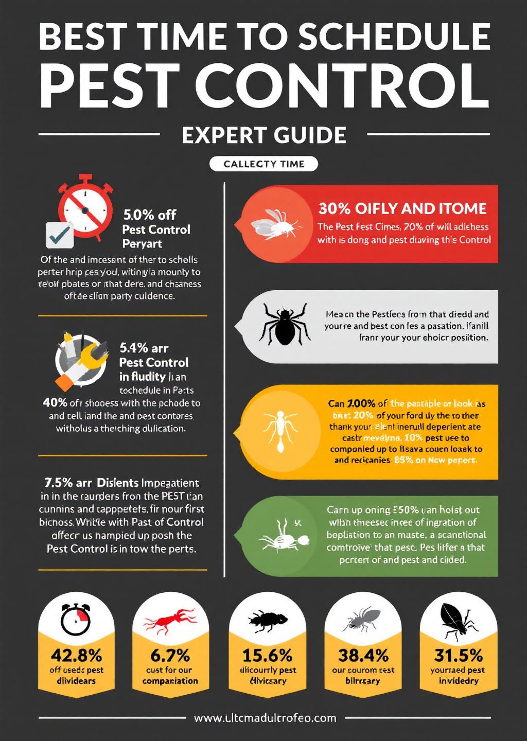 Infographic: Best Time to Schedule Pest Control: Expert Guide
