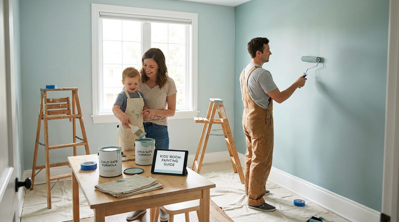 Kids' Room Painting Guide: Child-Safe Colors & Professional Techniques for Growing Families