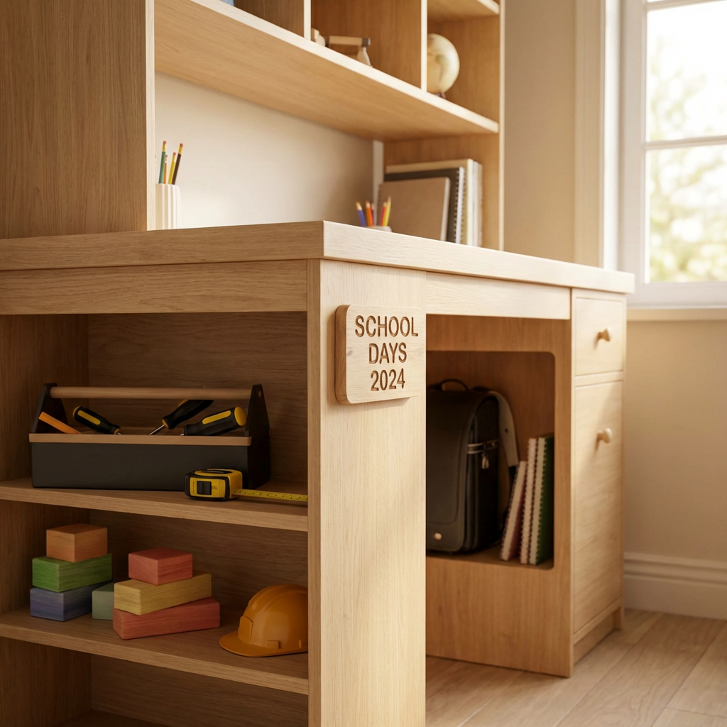 Detail view: Kids Bedroom Makeover: Expert Carpentry for Back to School