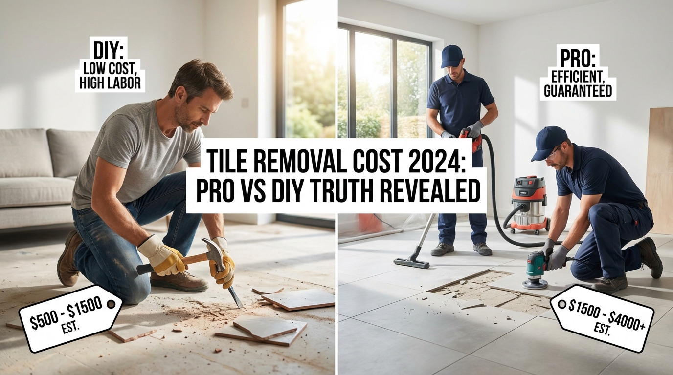 Tile Removal Cost 2024: Pro vs DIY Truth Revealed