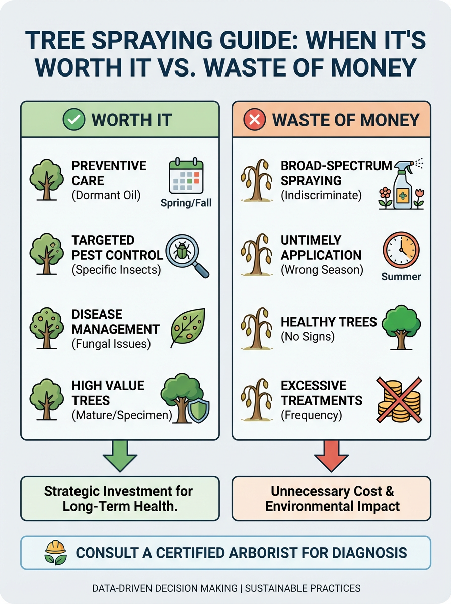 Infographic: Tree Spraying Guide: When It's Worth It vs Waste of Money