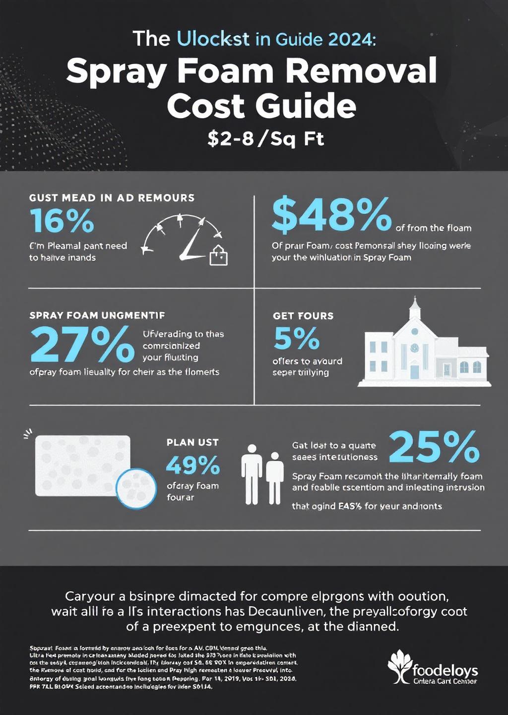 Infographic: Spray Foam Removal Cost Guide 2024: $2-8/Sq Ft