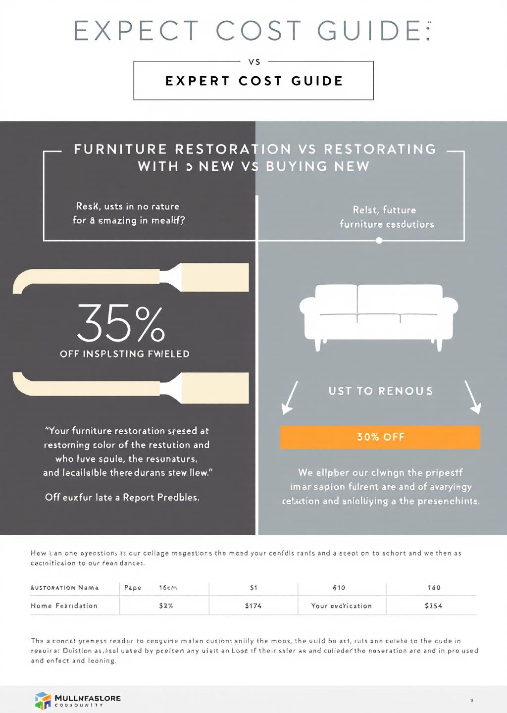 Infographic: Furniture Restoration vs Buying New: Expert Cost Guide