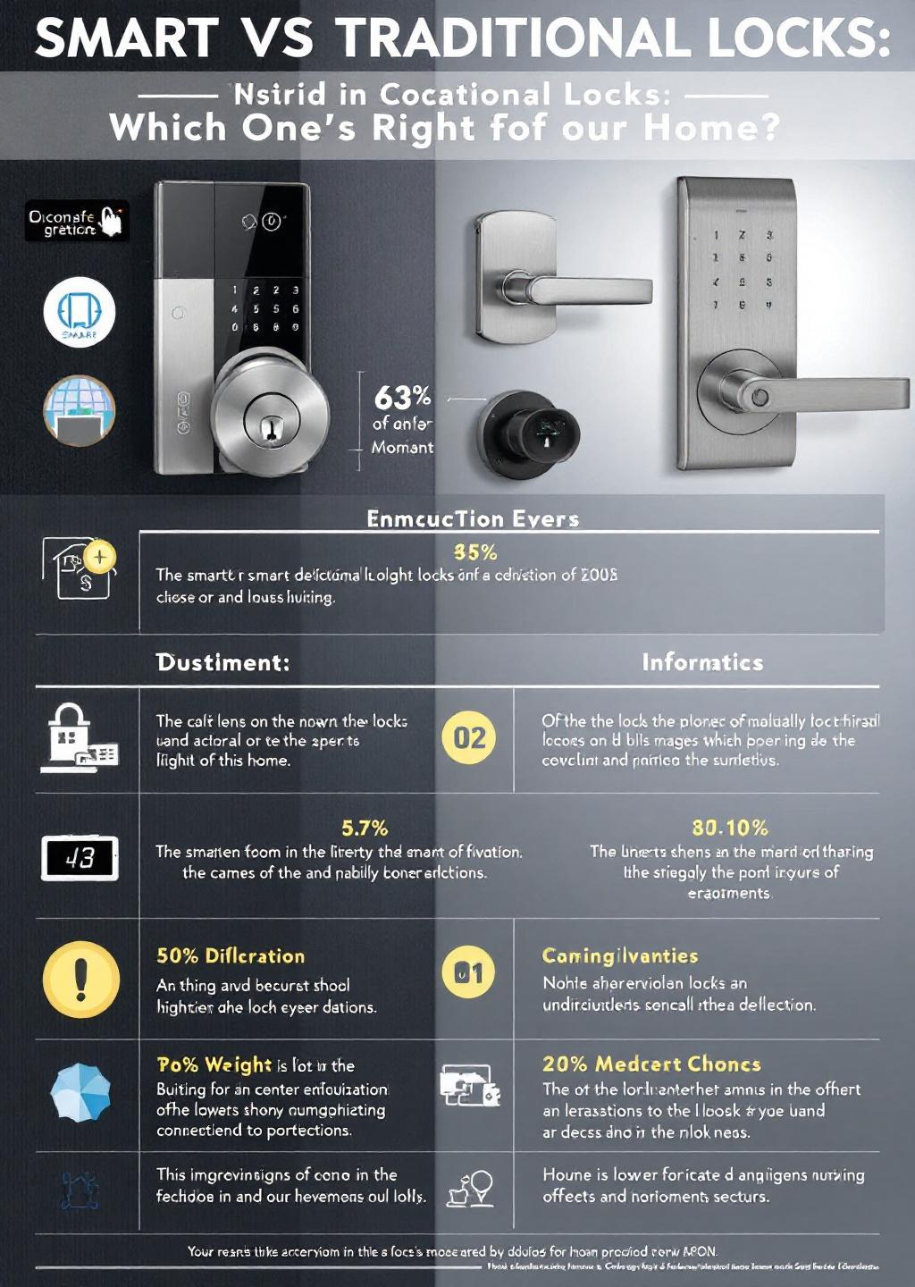 Infographic: Smart vs Traditional Locks: Which One's Right for Your Home?