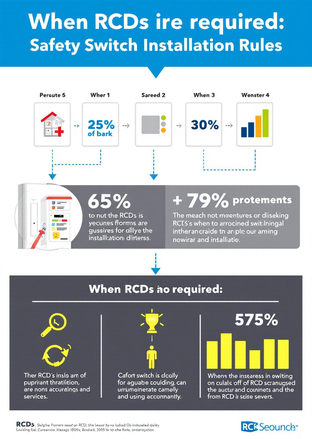 Infographic: When RCDs Are Required: Safety Switch Installation Rules