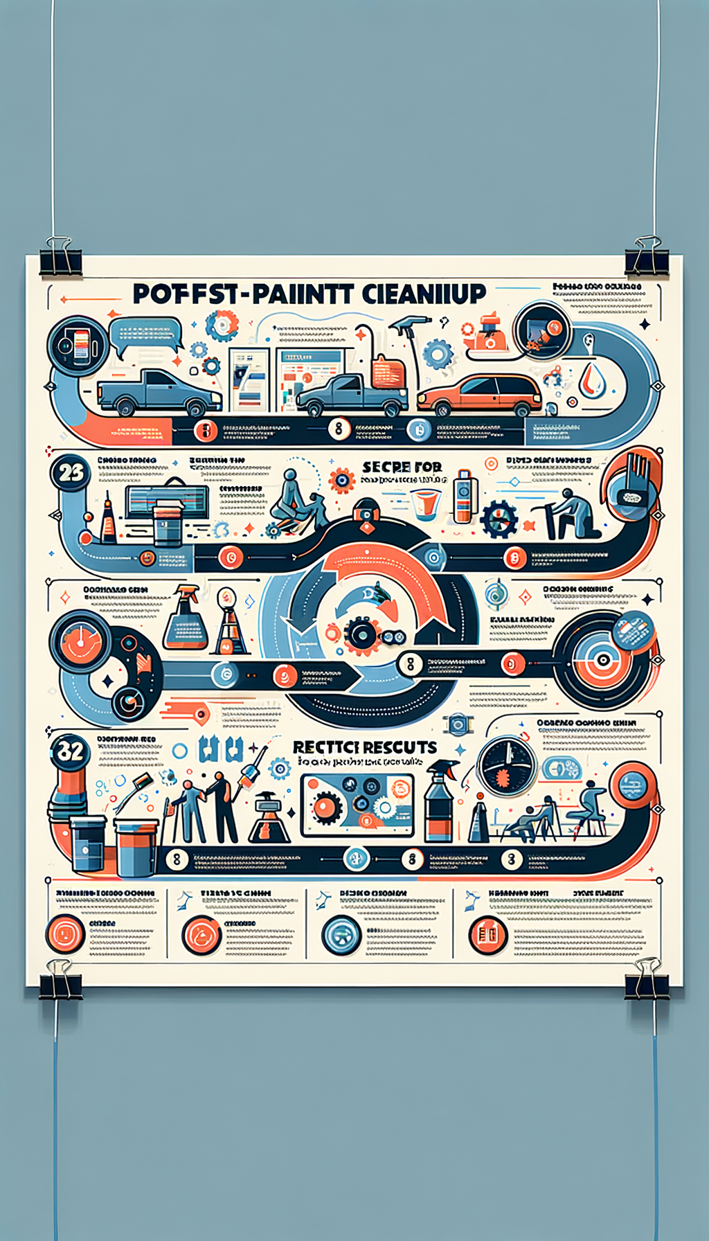 Infographic: Post-Paint Cleanup: Pro Secrets for Perfect Results
