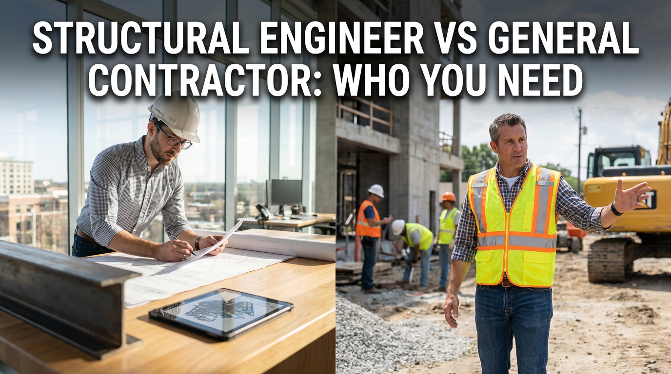 Structural Engineer vs General Contractor: Who You Need